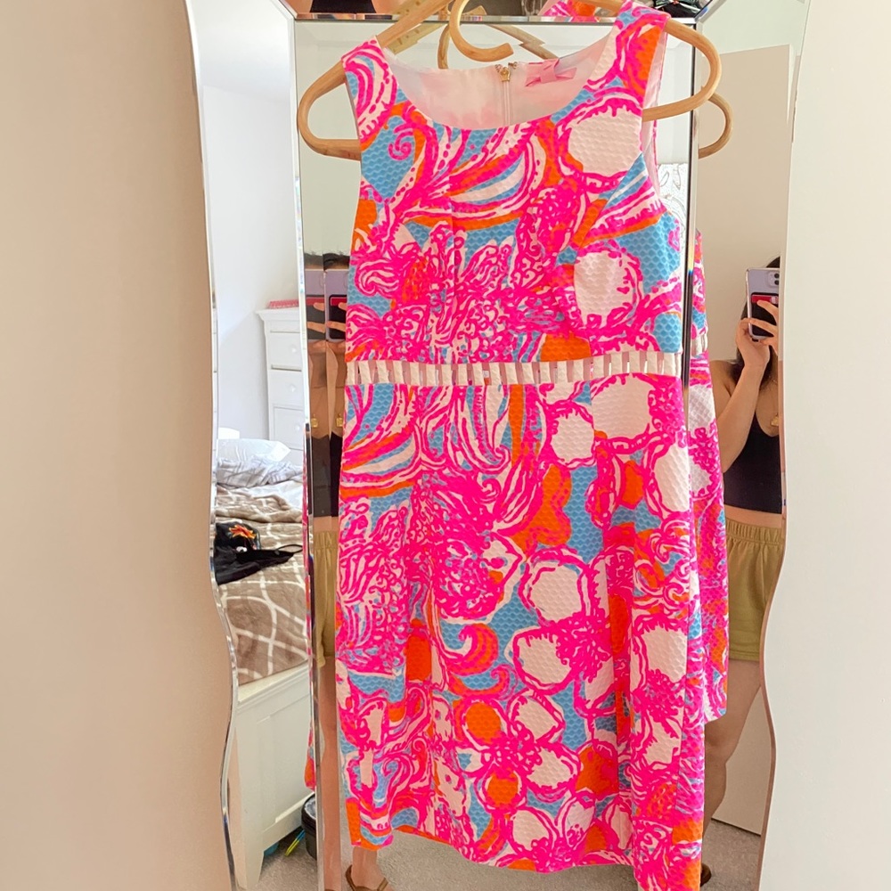 NWT Lilly Pulitzer Floral Summer Dress in Sz 0 💐